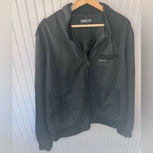 MEMBERS ONLY BLACK ICONIC RACER JACKET - SIZE 2XL